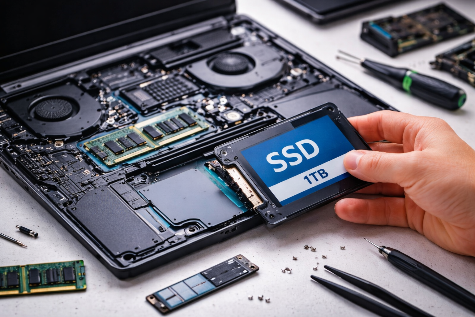 Upgrade SSD e RAM em Araraquara